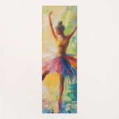 Ballerina Abstrakte Kunst Yogamatte (Vorderseite)
