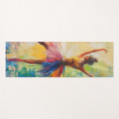 Ballerina Abstrakte Kunst Yogamatte (Vorderseite (Horizontal))