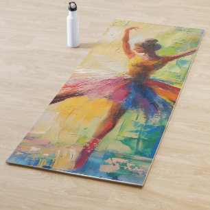 Ballerina Abstrakte Kunst Yogamatte