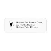 Ballerina Address Labels (Vorne)