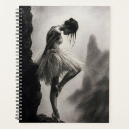 Ballerina am Klippenrand Monochrome Dramatische Ku Planer