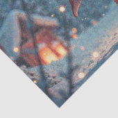 Ballerina Anime Girl & Candy Cane Weihnachten Seidenpapier (Detail)