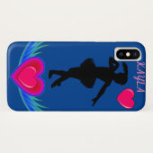 Ballerina Apfel IPhone X Gehäuse. Personalisierter Case-Mate iPhone Hülle (Rückseite (Horizontal))