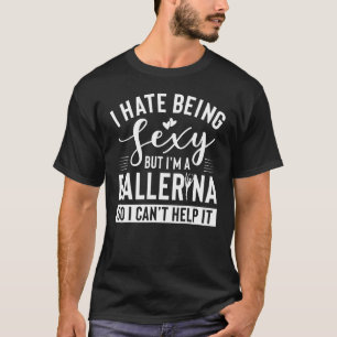 Ballerina Apparel Unique Ballerinas Design T-Shirt