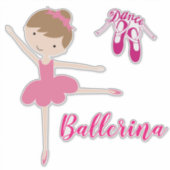 Ballerina Aufkleber (Vorderseite)