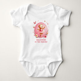 Ballerina Baby Bekleidungsgeschenk für kleine Mädc Strampler