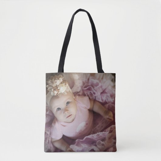 Ballerina Baby Leinwand Tasche (Vorderseite)