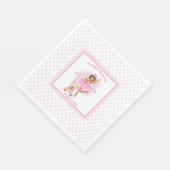 Ballerina Baby Pink Serviette (Ecke)