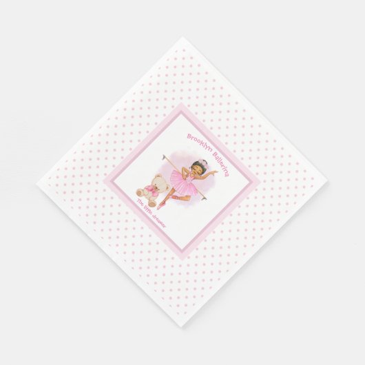 Ballerina Baby Pink Serviette (Ecke)