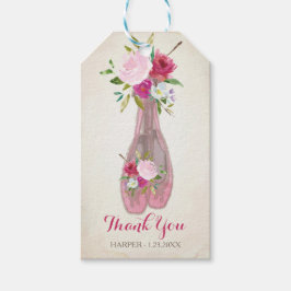 Ballerina Baby Shower Favor Tag Geschenkanhänger