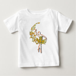 Ballerina Baby T - Shirt Ballet Dancer Girl