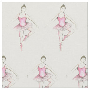 Ballerina Ballerina Ballett Tanz Klasse Rosa Tutu Stoff