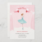 Ballerina Ballerina Einladung (Vorne/Hinten)