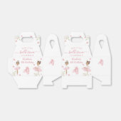 Ballerina Ballet Birthday Favor Box Geschenkschachtel (Ungefaltet)