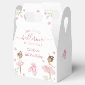 Ballerina Ballet Birthday Favor Box Geschenkschachtel (Geöffnet)