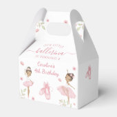 Ballerina Ballet Birthday Favor Box Geschenkschachtel (Vorderseite)
