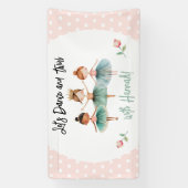 Ballerina Ballet Birthday Girl Banner (Vertikal)