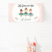 Ballerina Ballet Birthday Girl Banner (InSitu)
