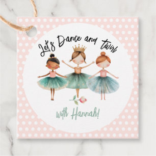 Ballerina Ballet Birthday Girl Geschenkanhänger