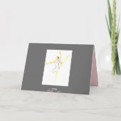 Ballerina Ballet Card Karte (Rückseite)