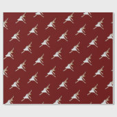 Ballerina Ballet Dancer Geschenkpapier (Flach)