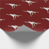 Ballerina Ballet Dancer Geschenkpapier (Ecke)