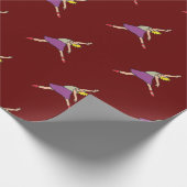 Ballerina Ballet Dancer Geschenkpapier (Ecke)
