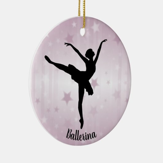 Ballerina Ballet Dancer Keramik Ornament (Rechts)