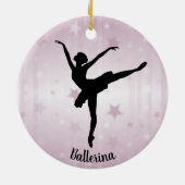 Ballerina Ballet Dancer Keramik Ornament (Hinten)