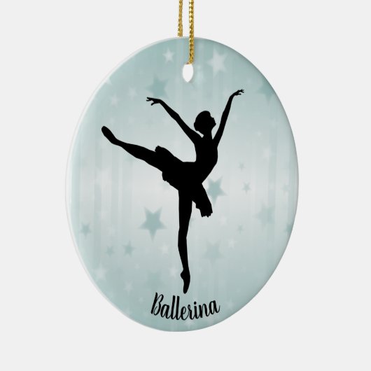 Ballerina Ballet Dancer Keramik Ornament (Rechts)