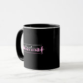 Ballerina - Ballet Dancer Minimalistische Art Tasse (Vorderseite Links)