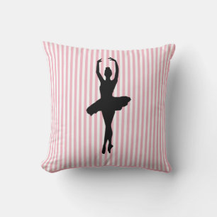Ballerina Ballet Dancer Stripteppich Kissen