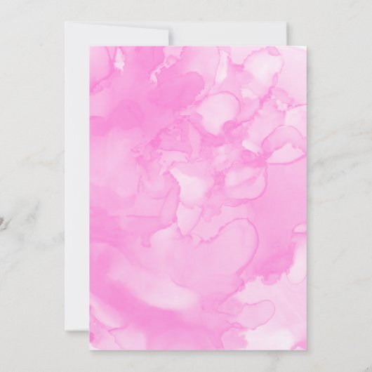 Ballerina Ballet Geburtstagsparty Einladung (Rückseite)