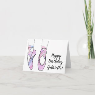 Ballerina Ballet Geburtstagsparty Karte