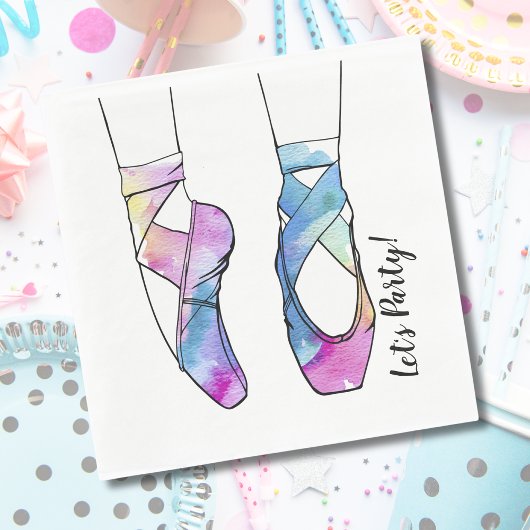 Ballerina Ballet Geburtstagsparty Serviette