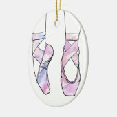 Ballerina Ballet Keramik Ornament (Links)