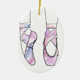 Ballerina Ballet Keramik Ornament