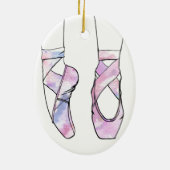 Ballerina Ballet Keramik Ornament (Hinten)