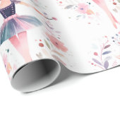 Ballerina Ballet Nutcracker Geschenkpapier (Rolleneckpunkt)