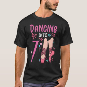 Ballerina Ballet, Tanz 7 Geburtstag Ballerina Ball T-Shirt