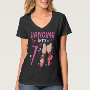 Ballerina Ballet, Tanz 7 Geburtstag Ballerina Ball T-Shirt