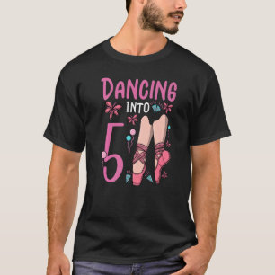 Ballerina Ballet Tanz Inn 5 Geburtstag Ballerina B T-Shirt