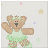 Ballerina Ballet Teddy Bears Stoff (Nahaufnahme)
