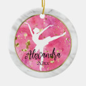 Ballerina Ballet - Traumstrecke Airolo - Gletsch Keramik Ornament (Vorne)