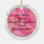 Ballerina Ballet - Traumstrecke Airolo - Gletsch Keramik Ornament (Hinten)