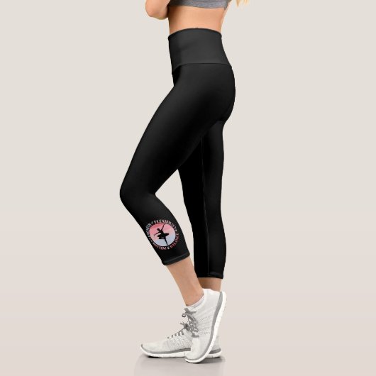 Ballerina Ballett Dancer - Mindset Values Capri Leggings (Links)