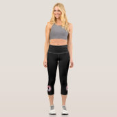 Ballerina Ballett Dancer - Mindset Values Capri Leggings (Vorderseite)