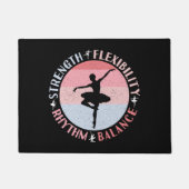 Ballerina Ballett Dancer - Mindset Values Fußmatte (Vorderseite)