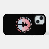 Ballerina Ballett Dancer - Mindset Values iPhone 15 Hülle (Rückseite (Horizontal))
