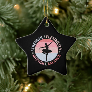 Ballerina Ballett Dancer - Mindset Values Keramik Ornament